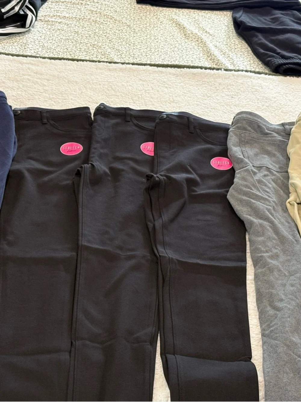 The Children’s Place Girls Size 16 Pull-On Uniform Pants Bundle — 7 Pairs